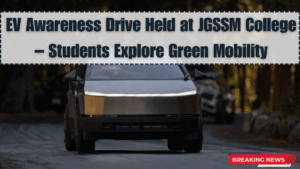EV Awareness Drive Held at JGSSM College – Students Explore Green Mobility