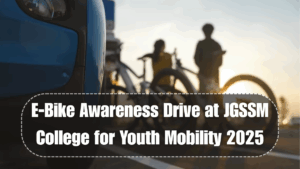E-Bike Awareness Drive at JGSSM College for Youth Mobility 2025