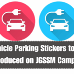 Vehicle Parking Stickers to Be Introduced on JGSSM Campus from Sept 2025