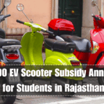₹15,000 EV Scooter Subsidy Announced for Students in Rajasthan