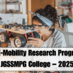 New E-Mobility Research Program at JGSSMPG College – 2025