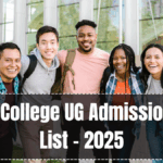 JGSSM College UG Admission Merit List – 2025
