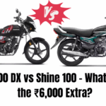 Shine 100 DX vs Shine 100 – What’s Worth the ₹6,000 Extra?