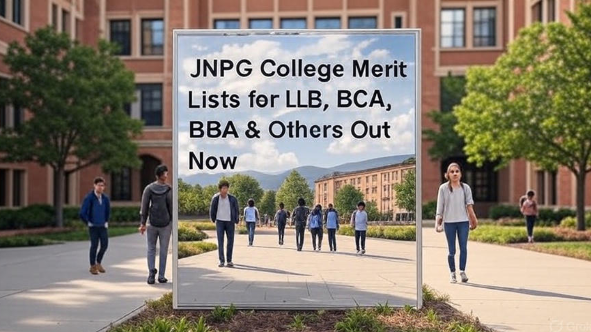 JNPG College Merit Lists for LLB, BCA, BBA & Others Out Now