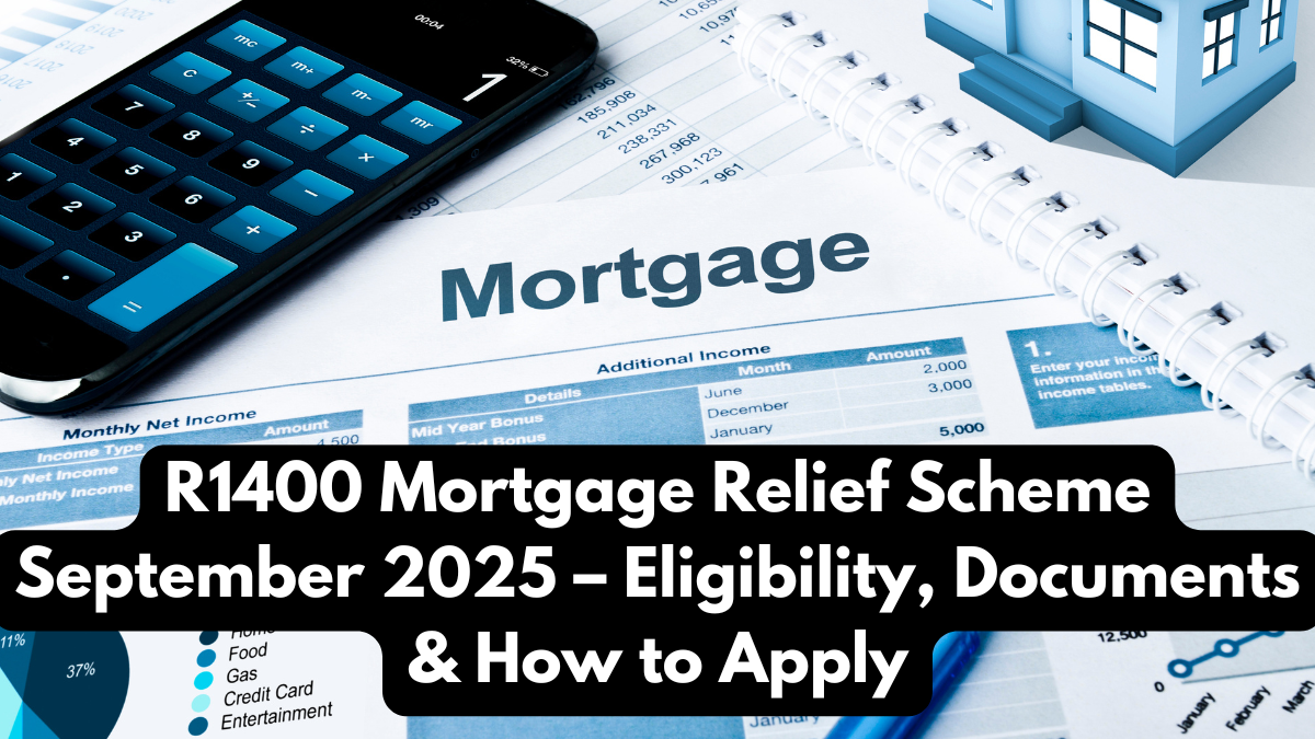 R1400 Mortgage Relief Scheme September 2025 – Eligibility, Documents & How to Apply